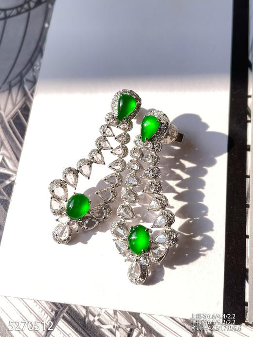 5270512，蛋面耳坠。具体价格微信咨询 商品图5