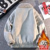F011382皮毛一体机车服高街痞帅加厚羊羔绒棉衣外套 商品缩略图7