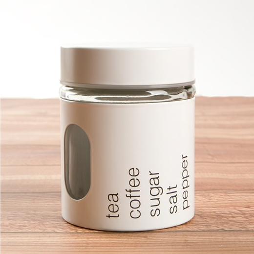 储存罐储物罐茶叶罐咖啡豆铁皮玻璃罐STM 商品图6