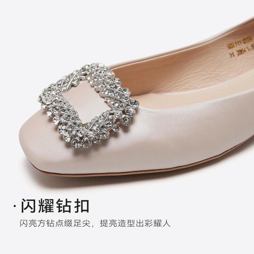 【小方镜系列】星期六26春新款优雅气质低跟单鞋SSE1111229 商品图10