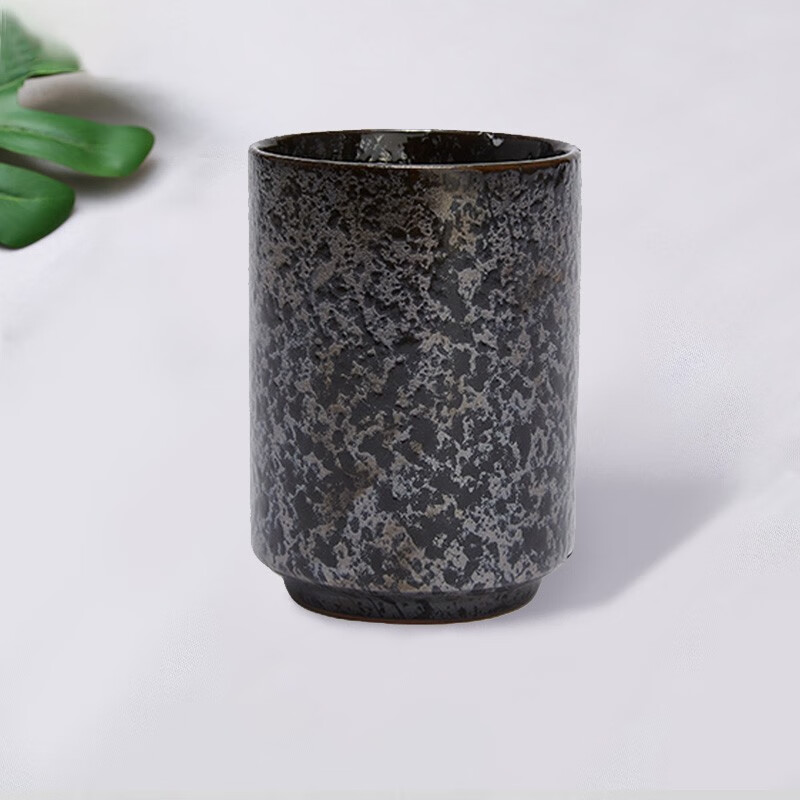 水杯茶杯茶具日式家用喝水陶瓷直筒小水杯230ml MTQ