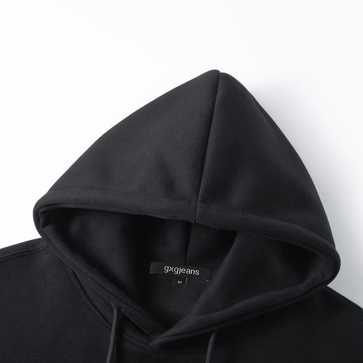 gxgjeans 男装情侣款连帽卫衣25秋款简约时尚百搭青少年校园套头卫衣打底衫男K&C 商品图7