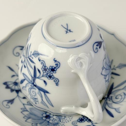 品牌直发 Meissen 蓝洋葱新剪裁咖啡杯碟  杯180mLx1+碟14cmx1 商品图3