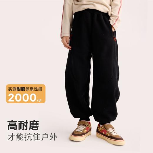 咕噜日记儿童加厚刺绣气球裤25冬季大克重男童加绒保暖休闲长裤子PDK2581 商品图1