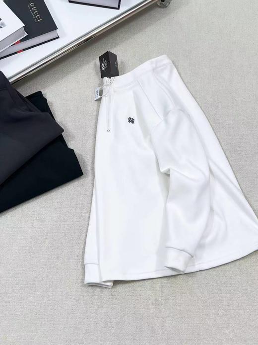 F011355户外休闲加绒加厚半拉链长袖打底衫 商品图4
