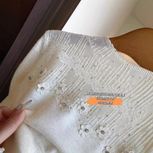 少女感！温柔甜美时髦针织小衫！2026显瘦半高领上衣女款！ 商品图3