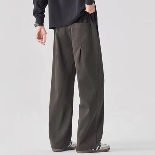 裁缝学苑MQ75宽松直筒长裤新款加绒加厚美式阔腿裤纸样男装样板 商品图2