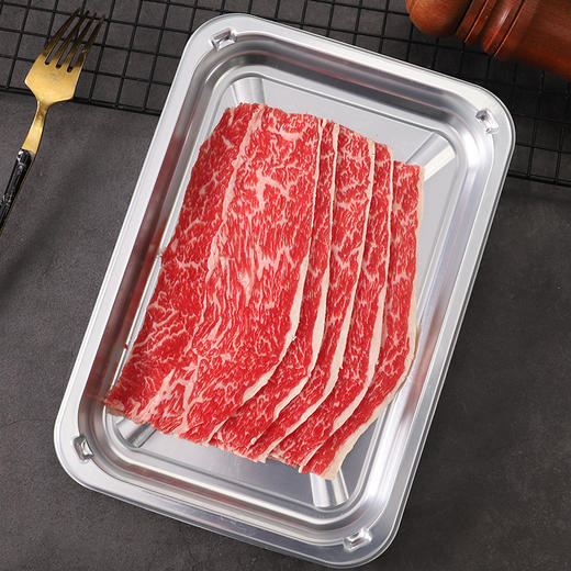 新牛肉礼盒安格斯牛排组合烤肉片，银盘装更显高级 商品图3