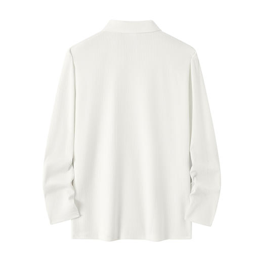 gxgjeans 男装【肌理感面料】男士长袖T恤25秋款舒适亲肤垂顺宽松打底衫上衣K&C 商品图2