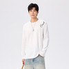 gxgjeans 男装【棉100%】字母印花男士长袖T恤25秋款舒适百搭打底衫上衣K&C 商品缩略图2