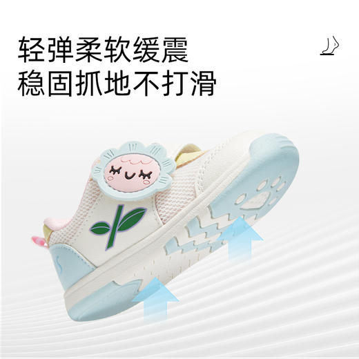 泰兰尼斯春款婴童段舒适柔软爬站鞋学步鞋T01B5A5688 商品图5