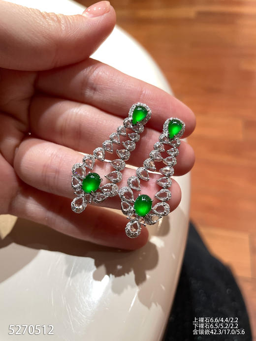 5270512，蛋面耳坠。具体价格微信咨询 商品图1