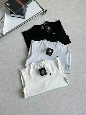 F011357压胶刺绣打底衫加绒长袖圆领体恤打底衫