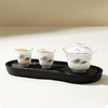 小罐茶园·青山盖碗套组（盖碗*1、碗盖*1、品茗杯*2、茶盘*1）【现货】 商品缩略图7