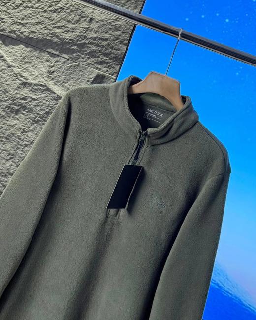 F011347刺绣26ss春季新款摇粒绒半拉链刺绣外套上衣 商品图8