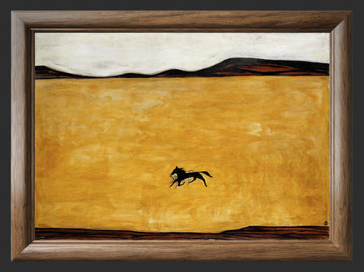 独角鹿西洋古董2017年中国台湾国立历史博物馆授权制作出品著名旅法艺术家常玉签名创作限量版画作品《马》 商品图1