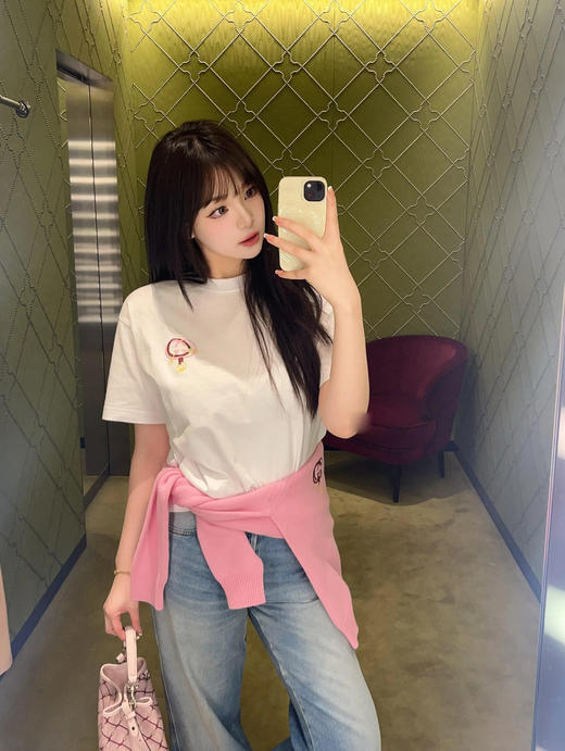 古驰 2026超限定新品 马年限定 马衔扣刺绣T恤(KX*MM) 商品图5