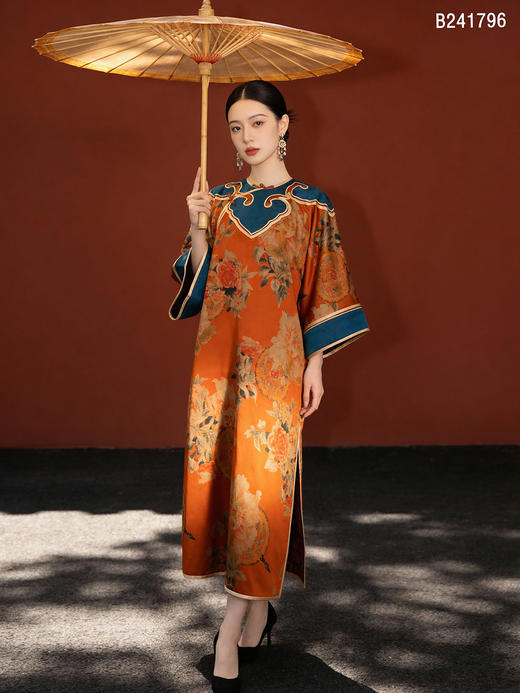 B241796香云纱连衣裙 商品图0