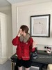 F011392秋冬毛领刺绣拉链软糯亲肤针织毛衣外套女 商品缩略图4