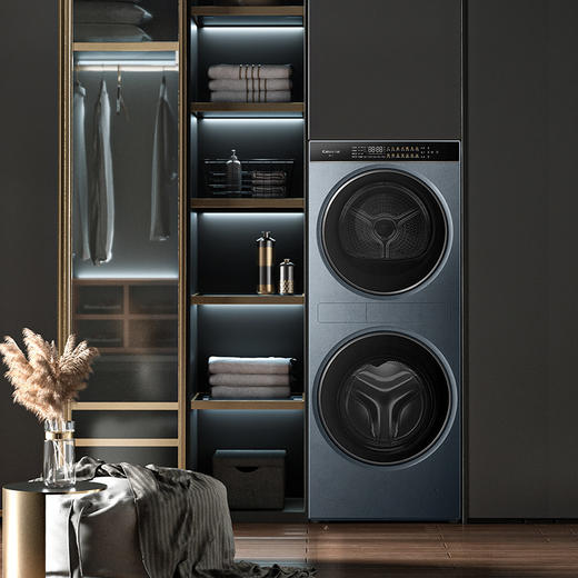 卡萨帝（Casarte）12KG洗+12KG烘 热泵烘干 养护湿洗 养护空气洗 紫外线除菌 智能投放 12KG中子洗干一体机CZ B12LWUS12YTGLBU1 商品图2