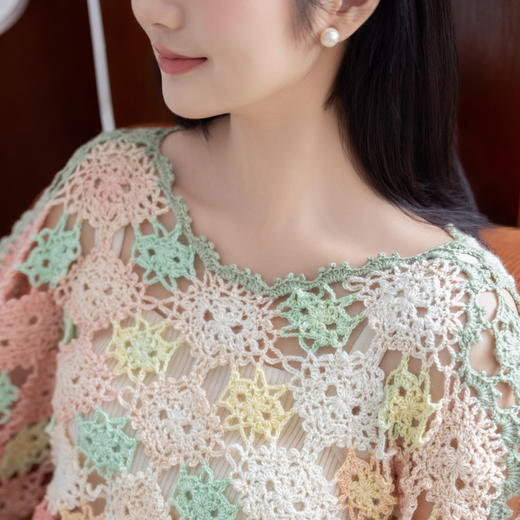 苏苏姐家伊蝶蝙蝠衫手工diy钩针羊毛衣服上衣毛线团自制材料包 商品图2