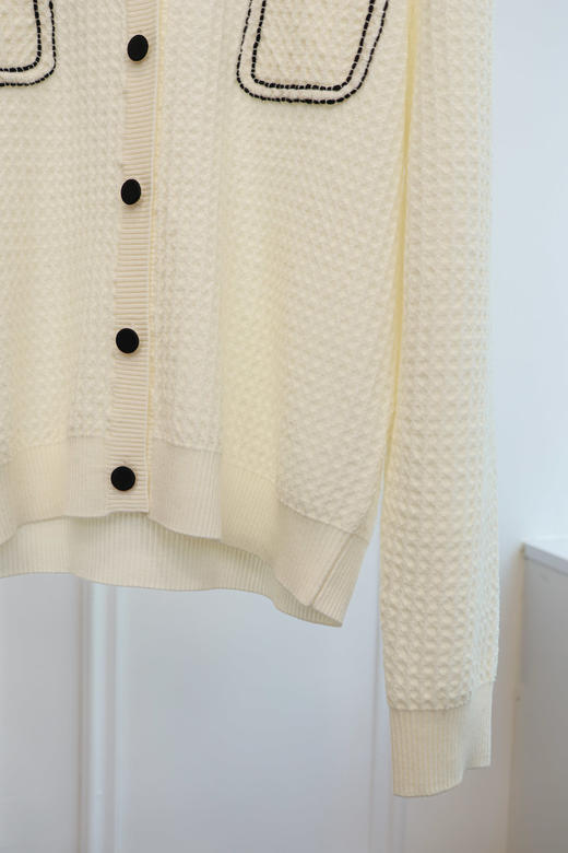 温柔立场|撞色明线羊毛衫 商品图2