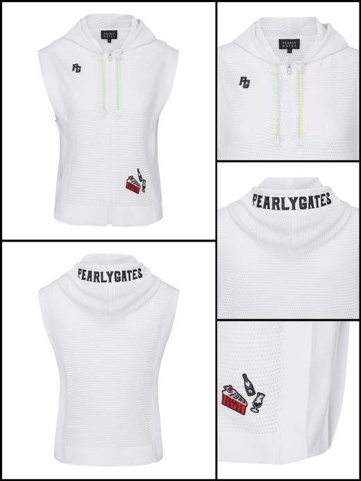 PG家新款女士镂空薄款针织背心来啦！纯原❗️一线针织工厂出！最新一季的爆品🔥！是海报主推的一件重工小背心！一件背心拥有拉链+撞色穿绳+徽章等多个复杂工艺！针织的东西看材质看缝盘！一眼高品质！ 商品图2