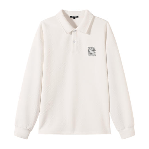 gxgjeans 男装【肌理感面料】男士翻领POLO衫柔软亲肤内搭时尚潮流打底衫男K&C 商品图3