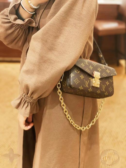 F011353复古时髦感通勤百搭斜挎单肩手提包 商品图5