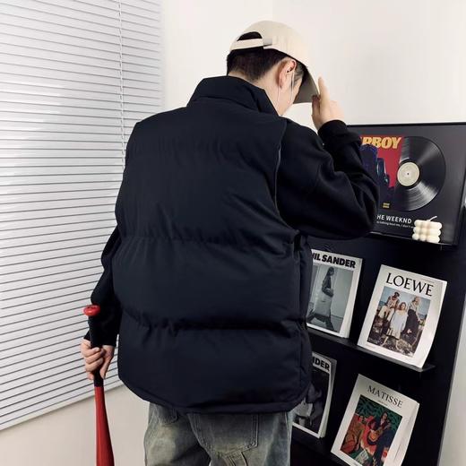 F011324秋冬新款户外休闲立领防风无袖棉马甲 商品图4