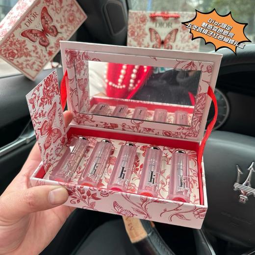 F011330限定魅惑变色唇膏五支装镜子红色蝴蝶礼盒 商品图11