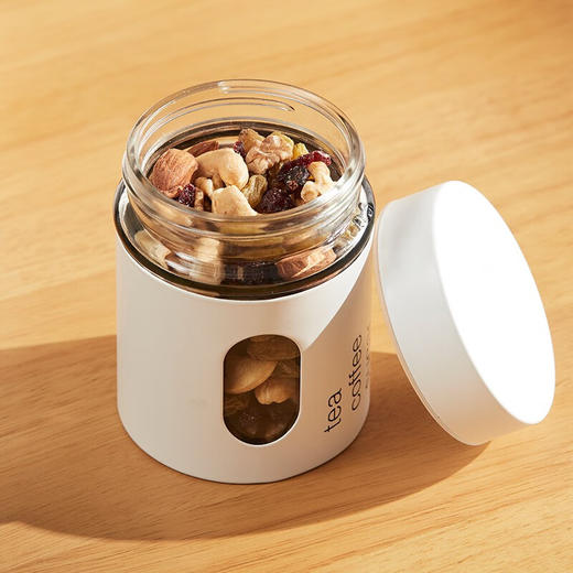 储存罐储物罐茶叶罐咖啡豆铁皮玻璃罐STM 商品图4