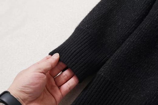 F011302男款海鸥和商标嵌花针织套头宽松毛衣 商品图10