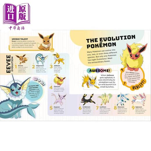 【中商原版】宝可梦知识大全 Pokemon Big Book of Facts 英文原版 Simon Beecroft 宝可梦 图鉴 指南 商品图2