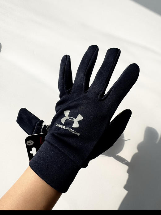 .两色，手套，安德玛ua印花logo保暖防护可触屏防滑手套 商品图5