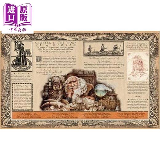 预售 【中商原版】魔法之书 梅林的秘密之书 英文原版 Wizardology The Book of the Secrets of Merlin Master Merlin 商品图1