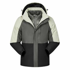 【春上新】 【47折】6楼吉普JEEP男式冲锋衣羽绒两件套吊牌价2999折后价1399