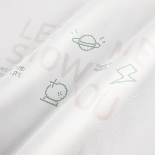 gxgjeans 男装【柔软亲肤】男士圆领卫衣2025秋款时尚百搭个性印花套头卫衣K&C 商品图1