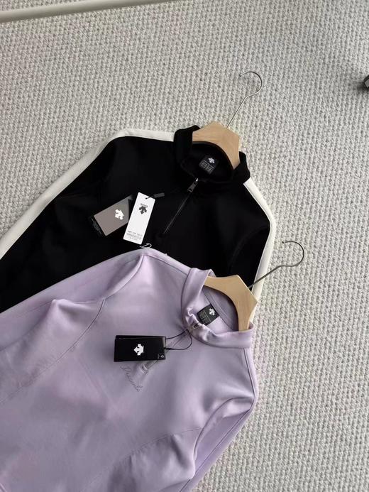 F011339女士半拉链长袖针织衫2026春季新品运动卫衣 商品图3