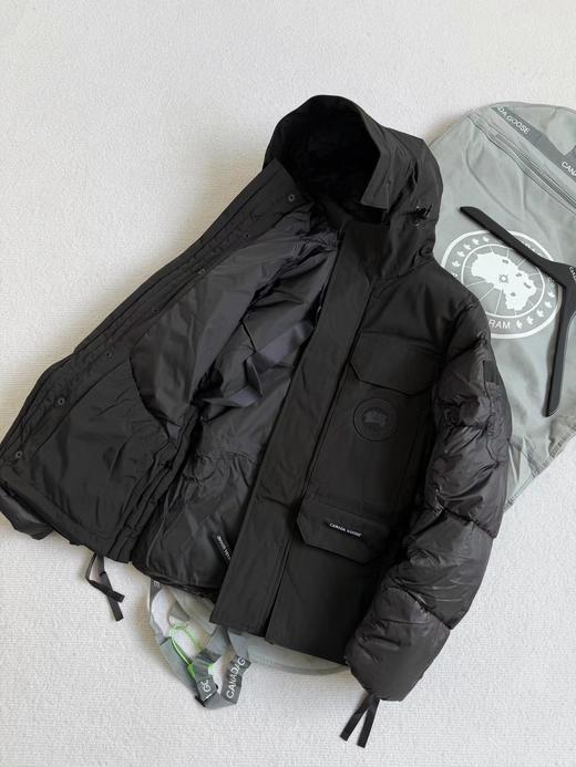 F011315男女可拆卸大毛领羽绒服情侣款工装外套 商品图1