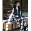两三事梵高文艺学院星图2026春季新款绳绣格子马夹阔腿裤两件套女 商品缩略图4