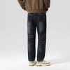 gxgjeans 男装【加绒加厚】重磅牛仔裤25冬款锁温保暖日常百搭直筒通勤长裤男K&C 商品缩略图4