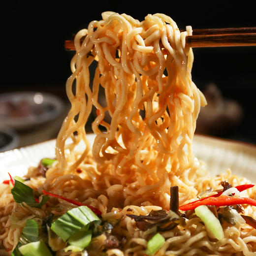 台湾承昌蒸泡面 | 100g/420g 番茄/胡麻酱/酸辣汤/蔬菜咖喱 纯素非油炸拉面汤面 速食方便面 商品图5