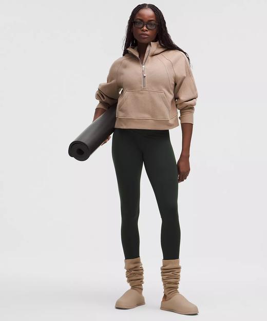 年末好折！lululemon Scuba Oversized半拉链短款领连帽卫衣 原价￥1300，现在￥850直邮到手 商品图2