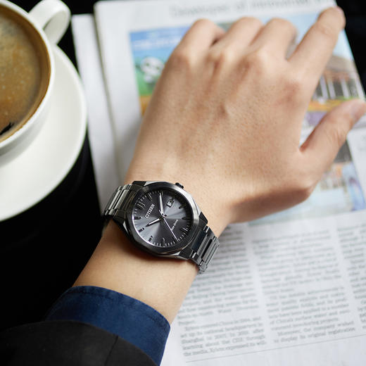 西铁城/CITIZEN 光动能不锈钢覆GIP男表BM7625-80H 商品图4