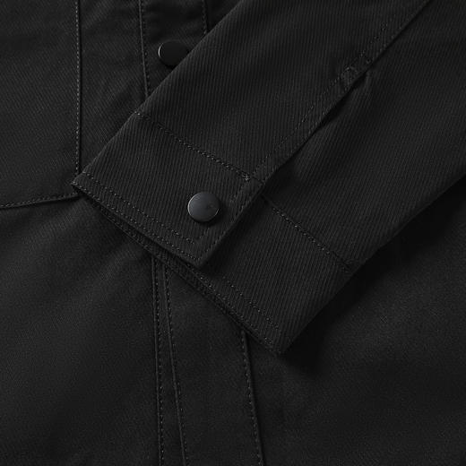 gxgjeans 男装2025秋款纯色百搭商务休闲夹克外套按扣翻领时尚潮流男上衣K&C 商品图5