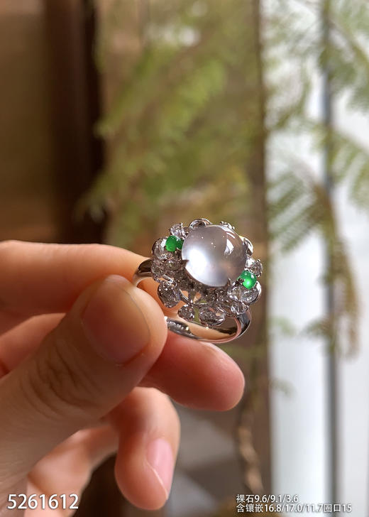 5261612，蛋面戒指。具体价格微信咨询 商品图2