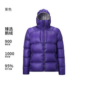 黑冰羽绒服冬季 900蓬羽绒服男女户外保暖鹅绒羽绒服外套8605