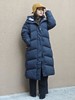 君羽800蓬鹅绒服女长款过膝冬新款加厚防风超长羽绒服外套I52296羽绒大衣 商品缩略图8