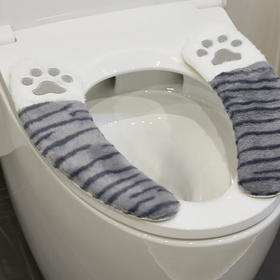 马桶贴坐垫秋冬坐便器垫子粘贴式刺绣加厚座便贴